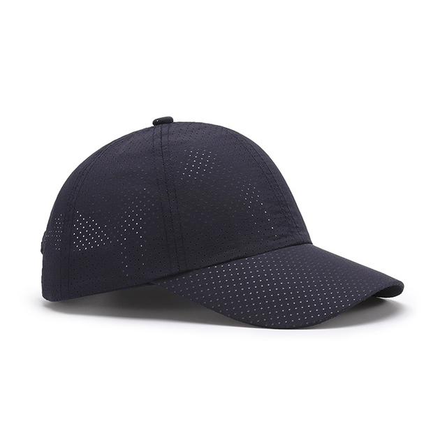 Diseñador de capitales Color sólido Capa de secado rápido Capas de béisbol transpirable Sombreros deportivos