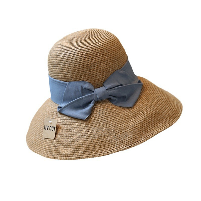 Diseñador de sombreros de verano de paja Sol al por mayor con el logotipo Sombrero de paja Cubo de moda personalizado Sombrero de paja