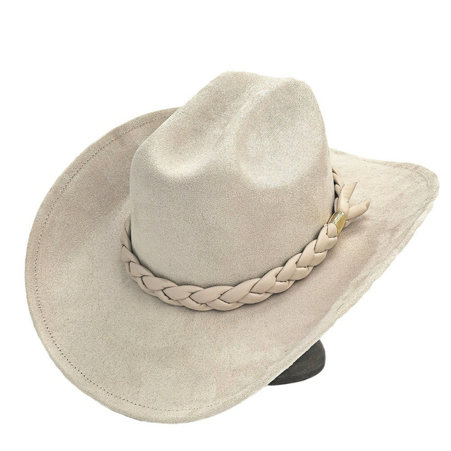 Sombrero con cinturón trenzado perfecto para actividades al aire libre y looks de moda