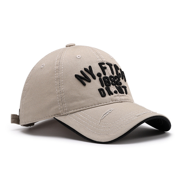 Tapa de algodón de algodón bordado de la gorra de béisbol una gorra de béisbol unisex