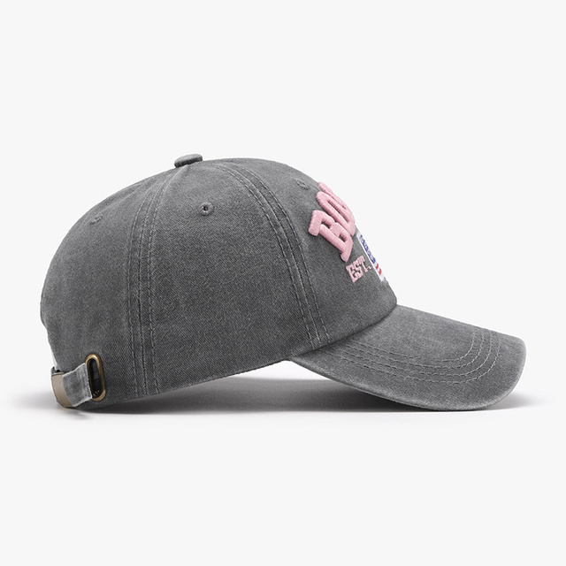 Capilla de moda con etiquetas tejidas personalizadas Camina y gorra de béisbol