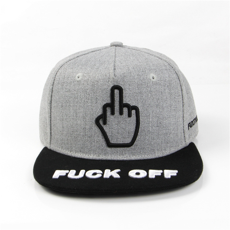 Capas de hip hop bordadas de algodón de algodón de algodón 5 Snapback Snapback Hats