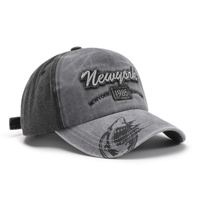 5 panel de la gorra de béisbol 3D letra bordada logo bordado deportivo gorra de béisbol ajustada