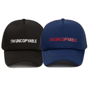 Tap de béisbol entrega rápida Caps de logotipo personalizados con bordado de letras rojos